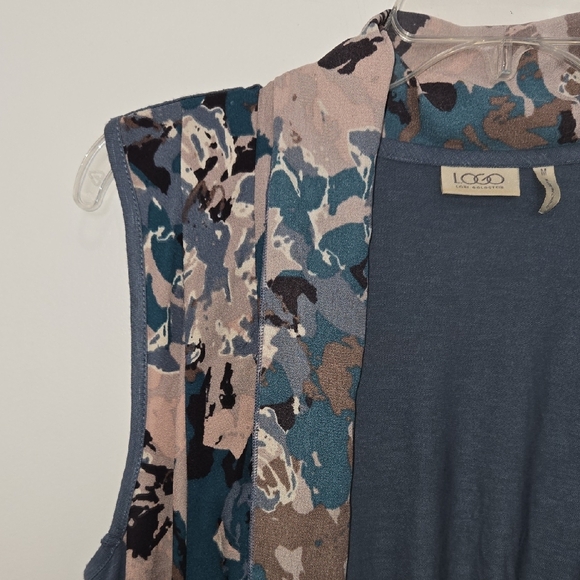 LOGO by Lori Goldstein Multicolor Sleeveless Flowy Tunic - Picture 2 of 8